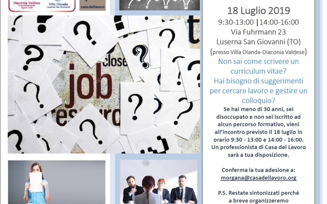 Sei under 30 e stai cercando lavoro?
