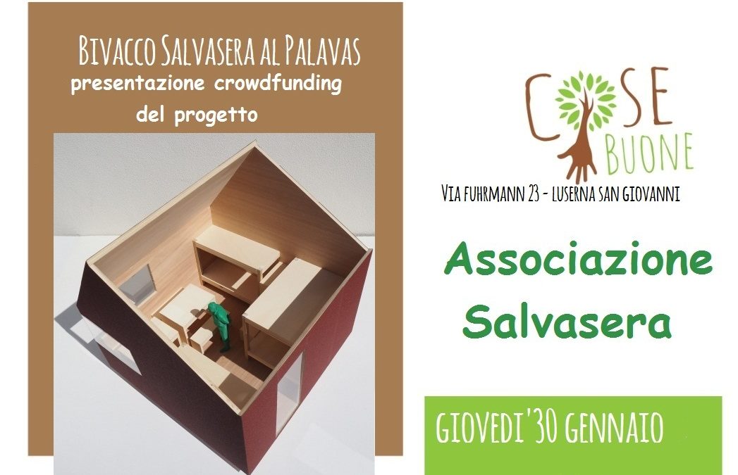 Associazione Salvasera – presentazione crowdfunding del progetto