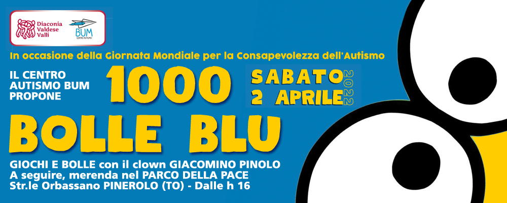 1000 BOLLE BLU PER LA GIORNATA MONDIALE AUTISMO