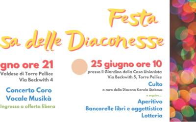 È tempo di festa alla Casa delle Diaconesse